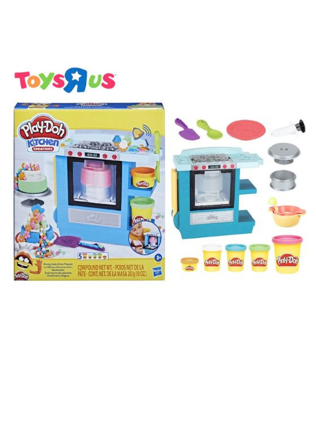 Toys R Us Play-Doh Kitchen Creations Rising Cake Oven Playset (No Color- Image 4)
