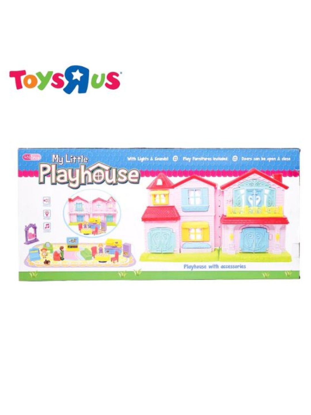 Toys R Us KidShop My Little Playhouse with Accessories and 3 Mini Dolls (No Color- Image 4)