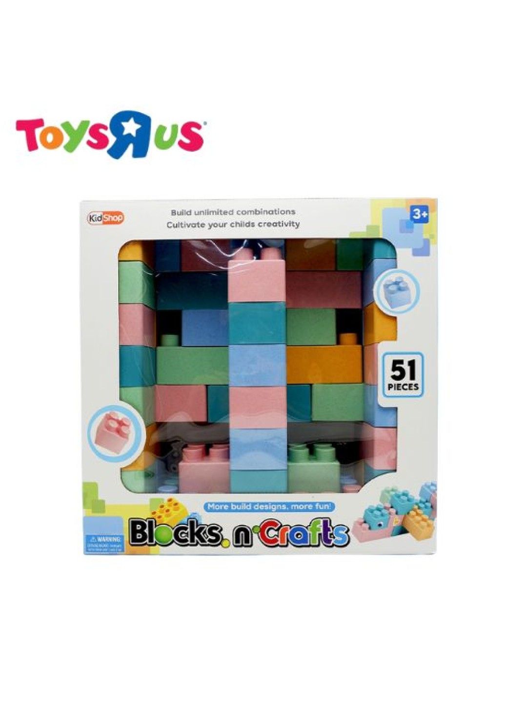 Toys R Us KidShop Blocks n' Crafts (51pcs) (No Color- Image 2)