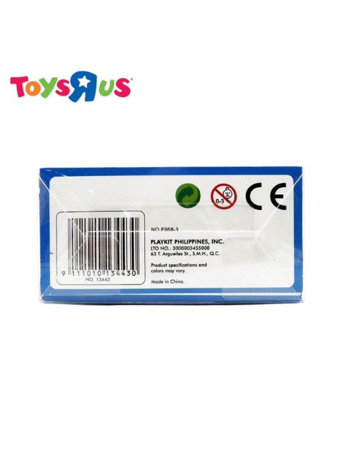 Toys R Us KidShop Little Garage Friction Car - Bus (Blue green- Image 4)