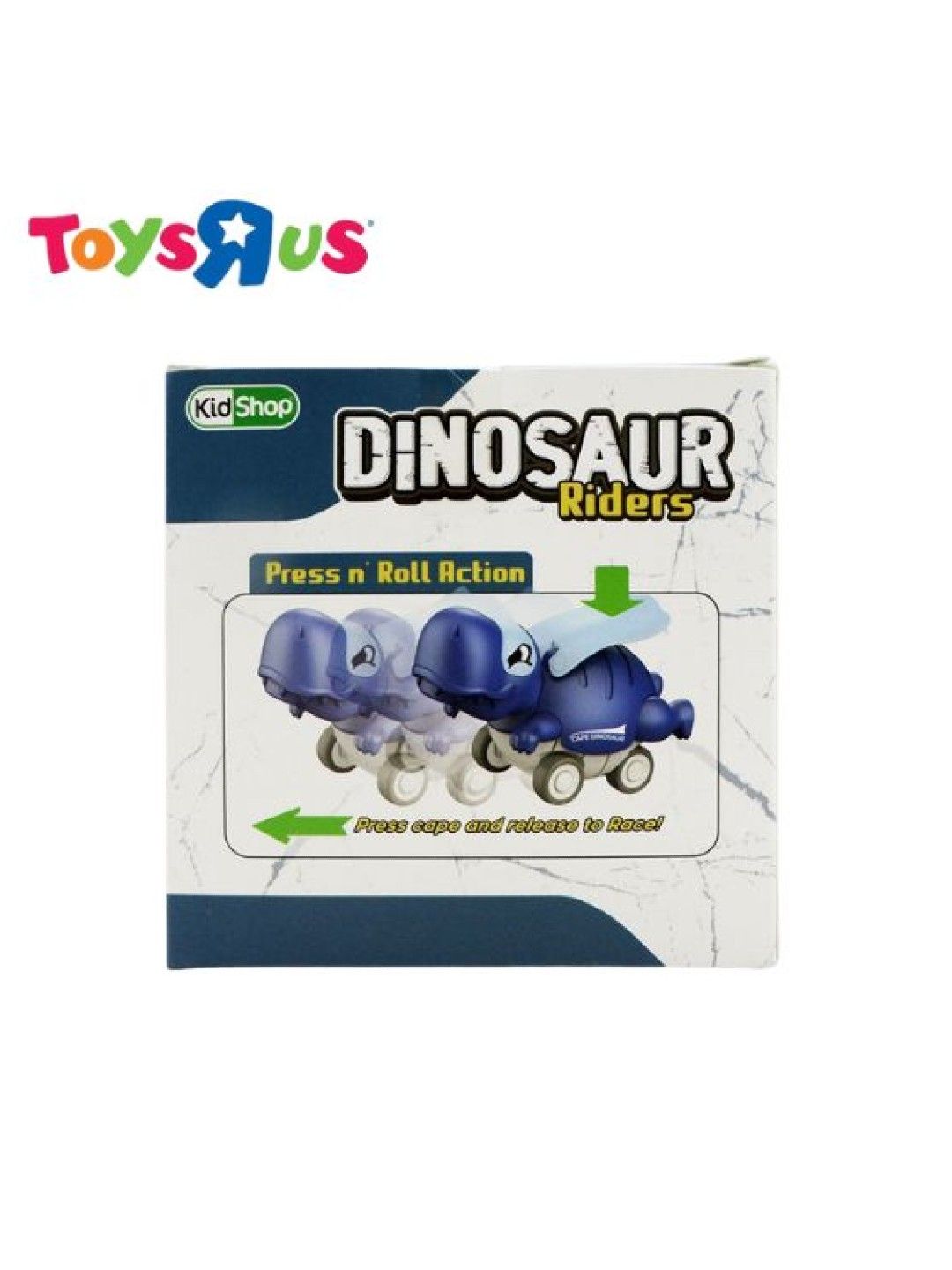 Toys R Us KidShop Press n' Roll Dinosaur Riders (Green- Image 4)
