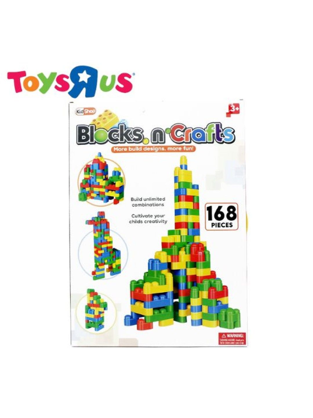 Toys R Us KidShop Blocks n' Crafts (168pcs) (No Color- Image 2)
