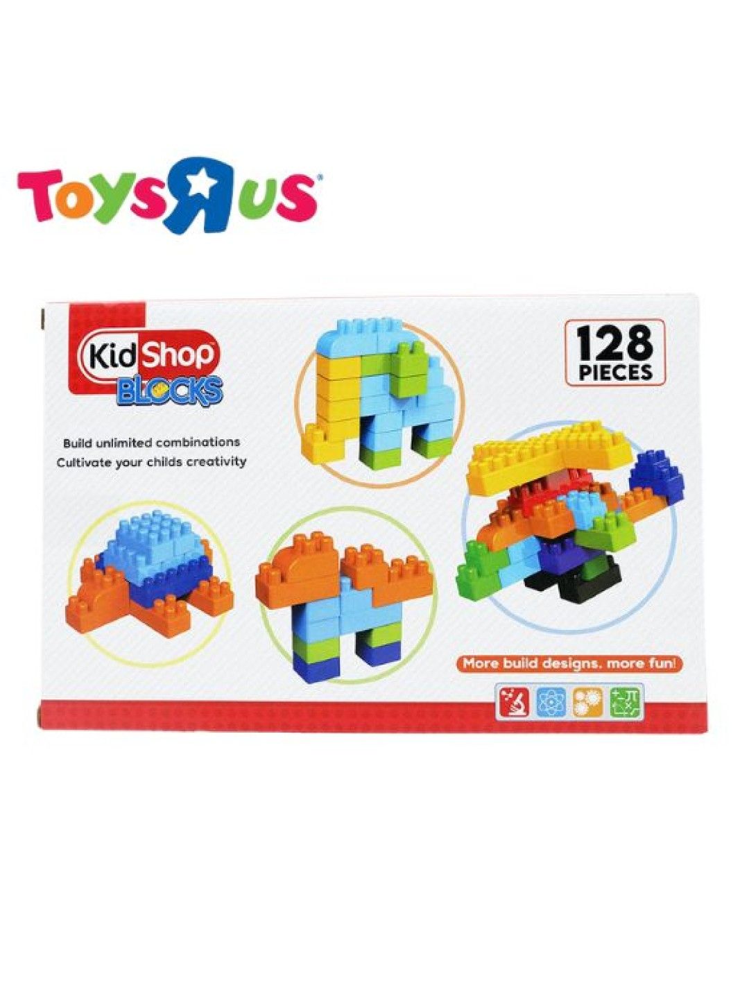 Toys R Us KidShop Blocks 128pcs (No Color- Image 2)