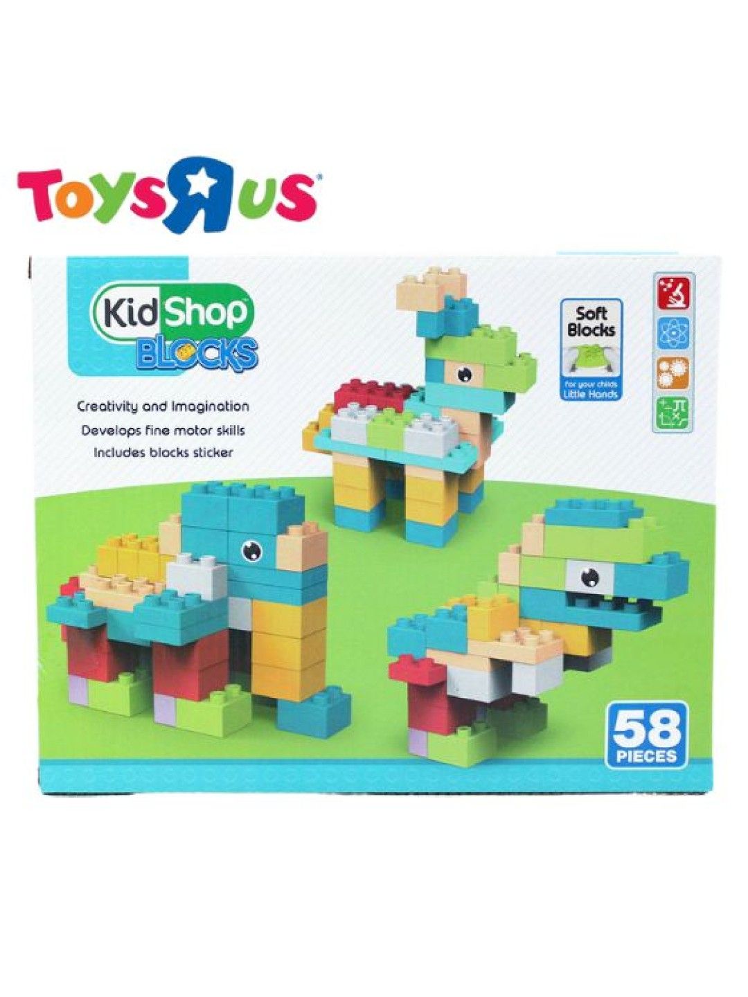 Toys R Us KidShop Soft Blocks 58pcs (No Color- Image 3)