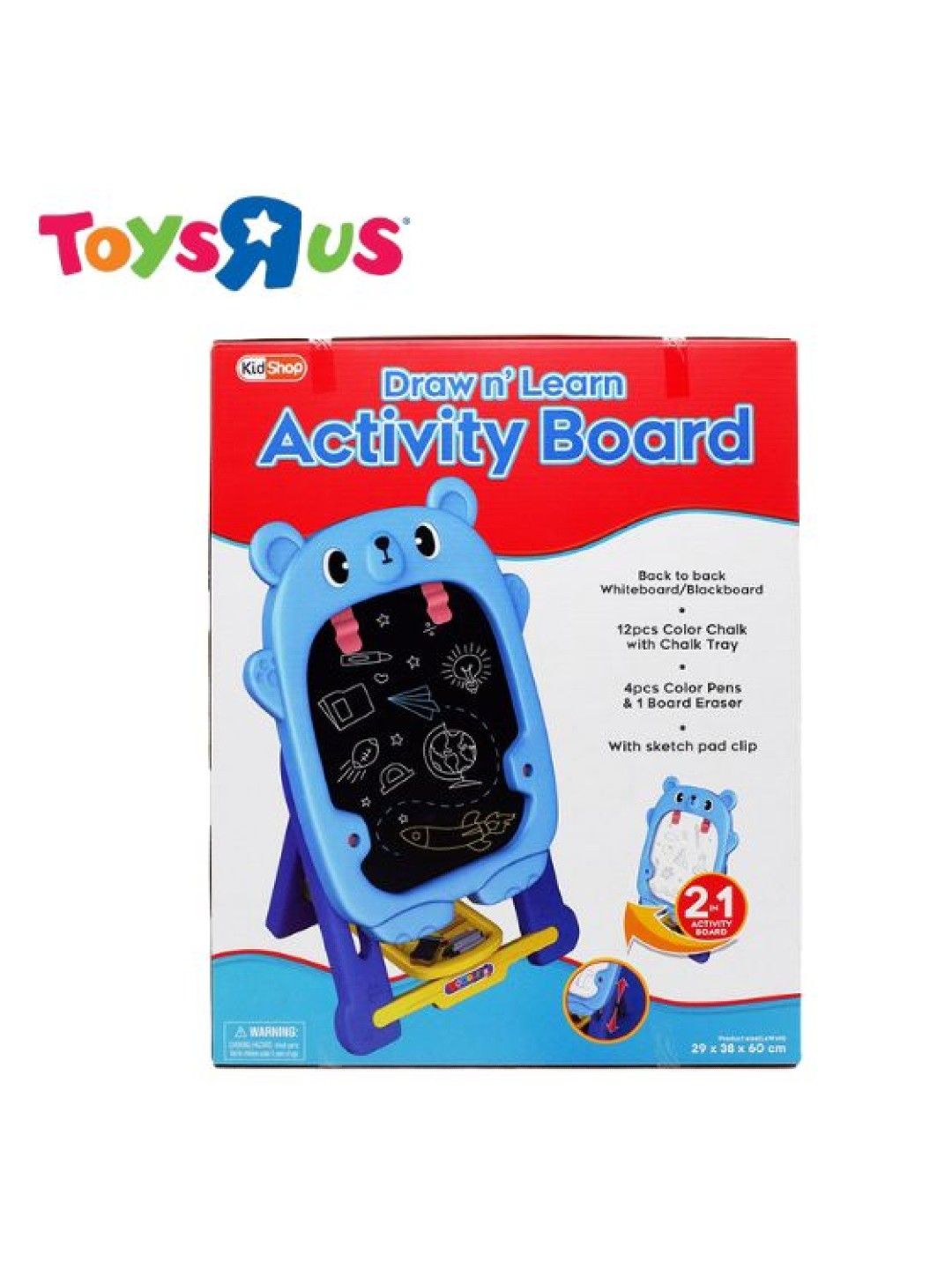 Toys R Us KidShop 2-In-1 Draw N' Learn Activity Board (No Color- Image 2)
