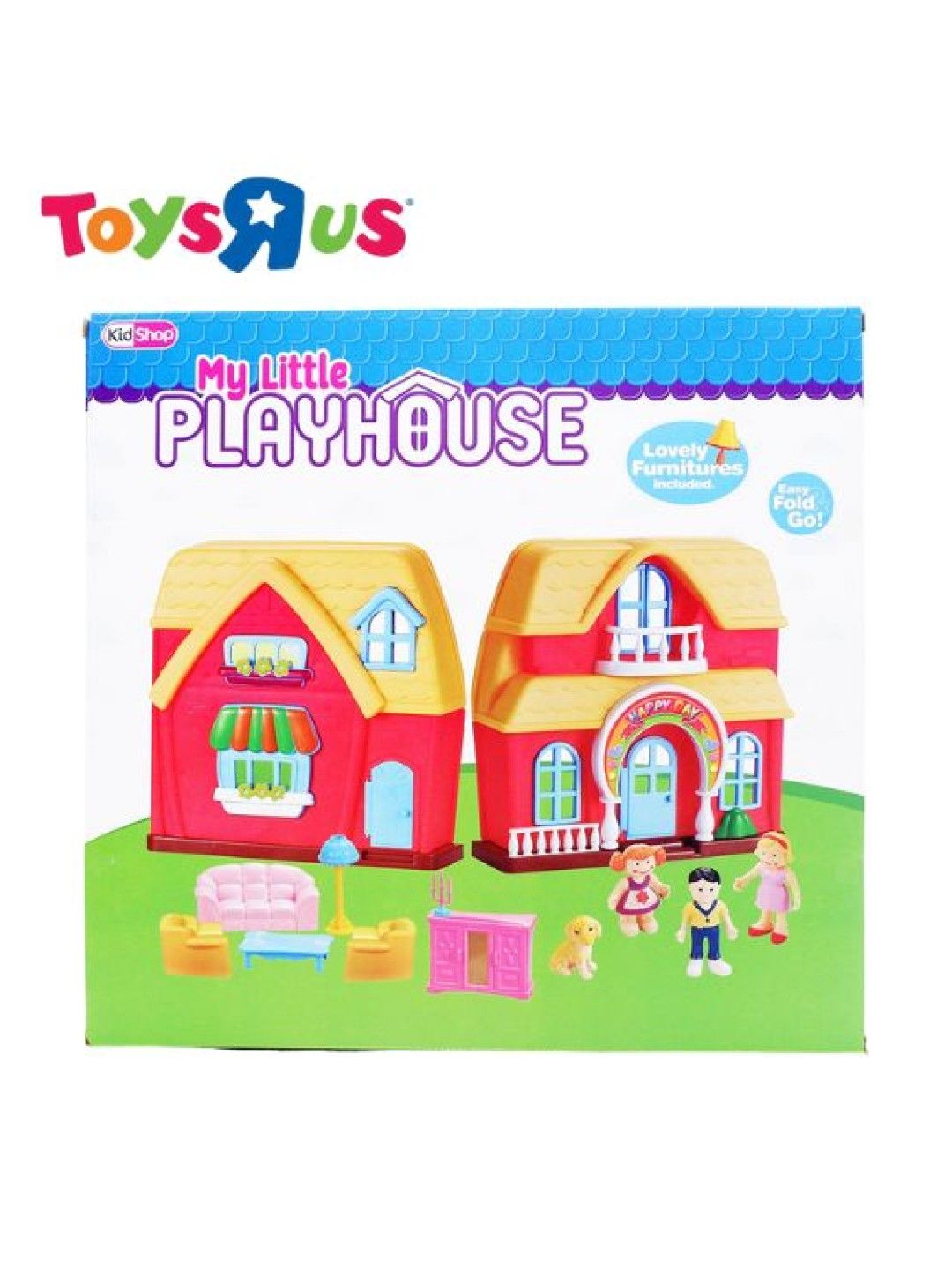 Toys R Us KidShop My Little Playhouse with Clock & Mirror Playset (No Color- Image 2)