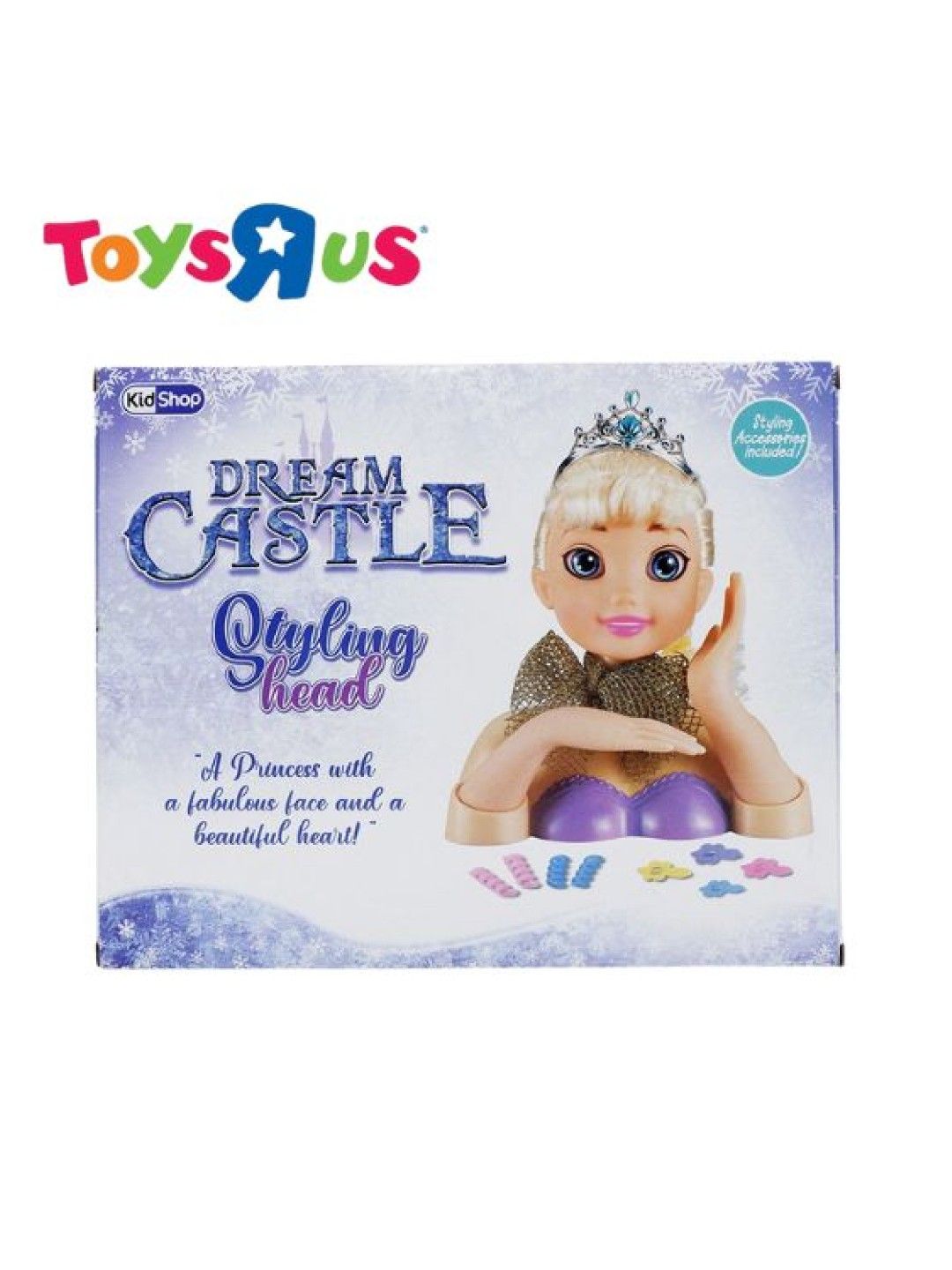 Toys R Us KidShop Styling Head with Tiara (No Color- Image 2)