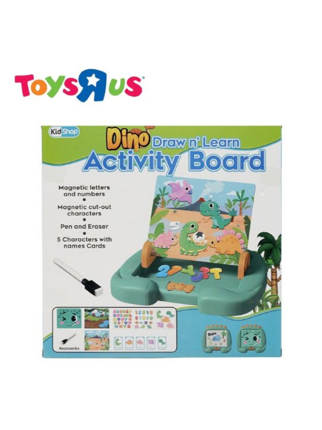 Toys R Us KidShop Draw n' Learn Activity Board - Dino (No Color- Image 2)