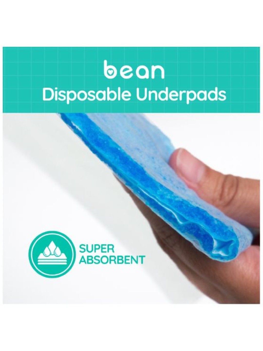 bean essentials Disposable Underpads (10 pads) (No Color- Image 4)