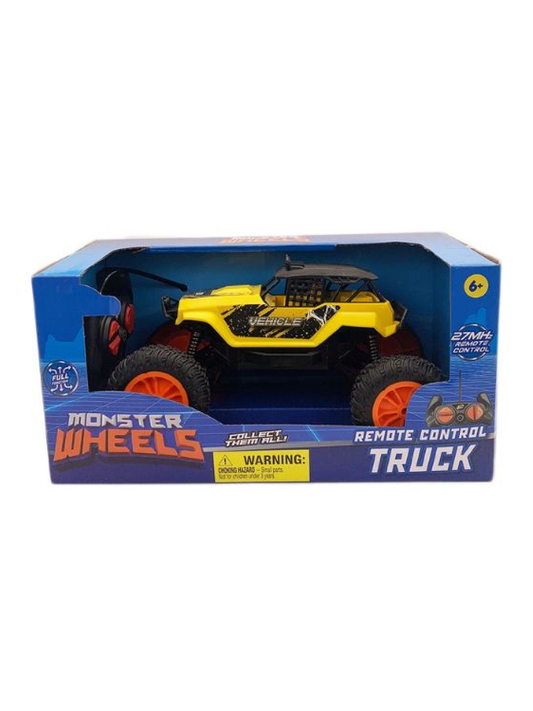 Monster Wheels 27Mhz Toy Vehicle Remote Control Monster Truck (No Color- Image 4)