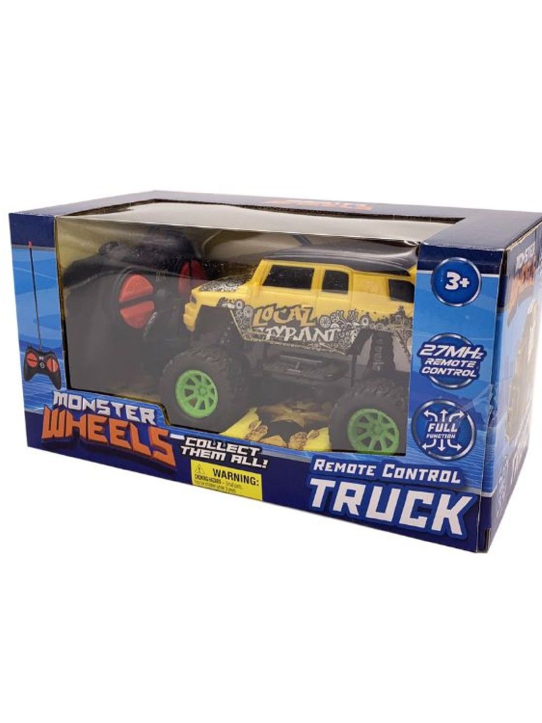 Monster Wheels 1:43 Full-Function 27Mhz Local Tyrant Radio Control Truck (No Color- Image 4)