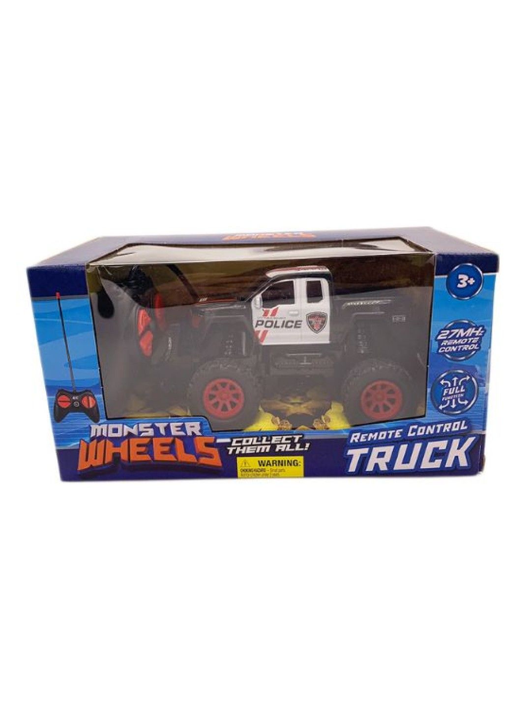 Monster Wheels 1:43 Full-Function 27Mhz Police Radio Control Truck (No Color- Image 4)