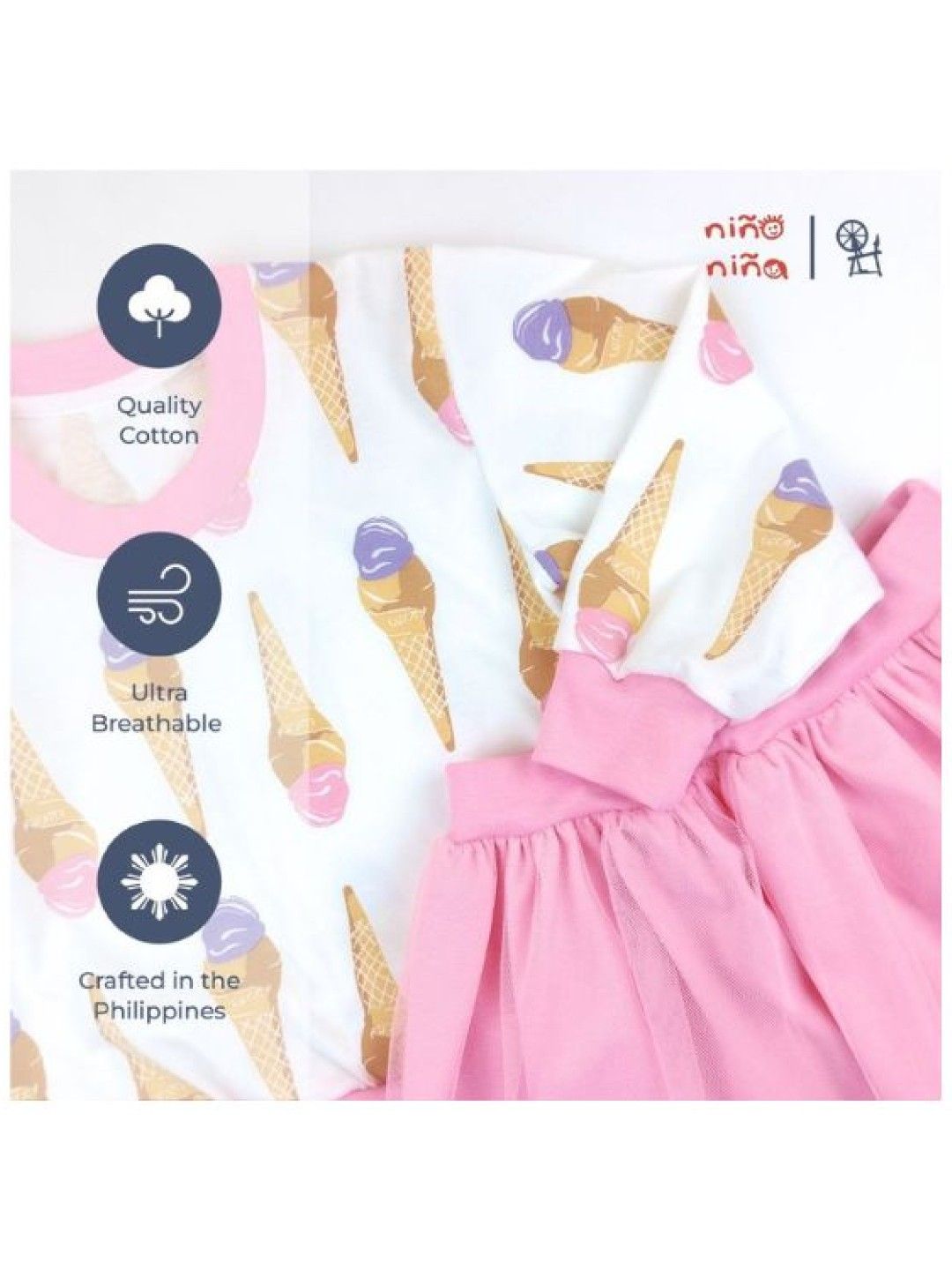 Looms Toddler Girls Sweater and Skirt Set Pinoy Streat Collection (No Color- Image 4)