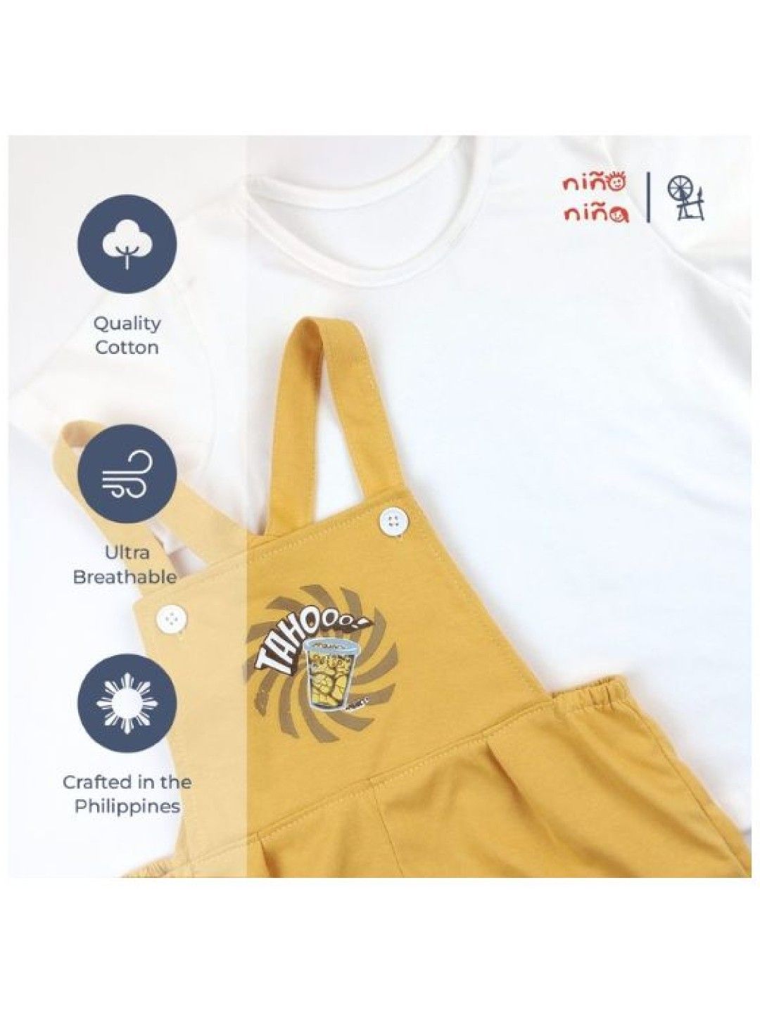 Looms Toddler Girls Jumper Set Pinoy Streat Collection (No Color- Image 4)