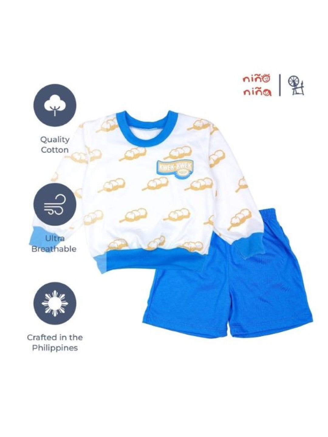 Looms Toddler Boys Sweater and Shorts Set Pinoy Streat Collection (No Color- Image 4)