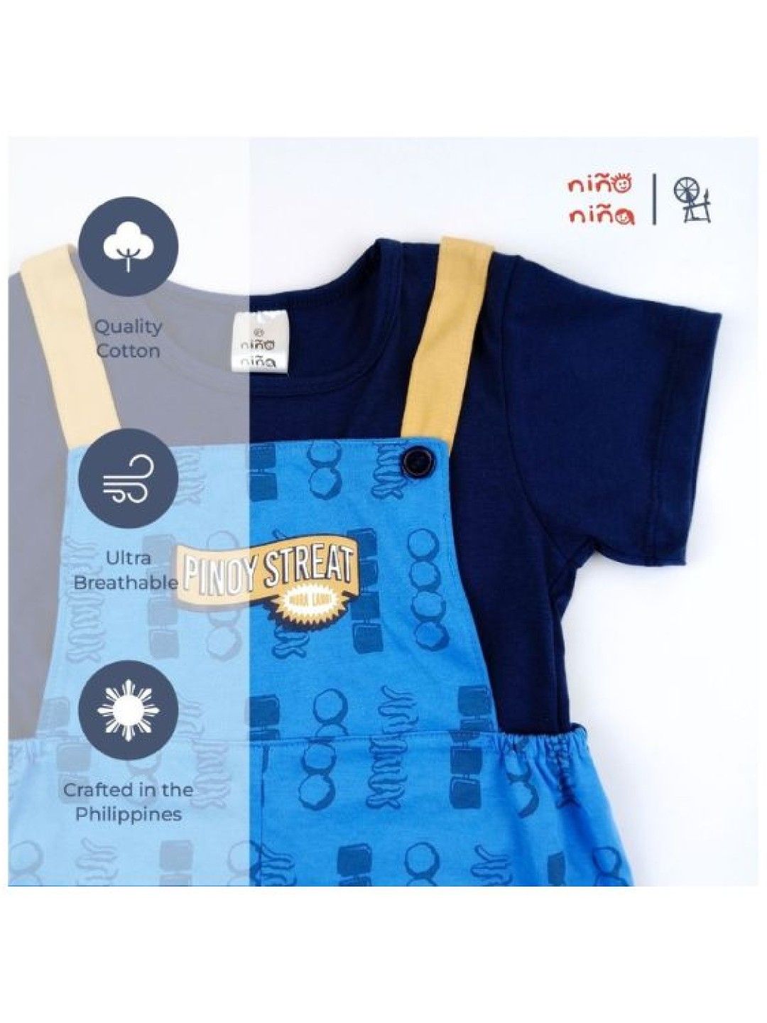 Looms Toddler Boys Jumpsuit Set Streat Collection (No Color- Image 4)