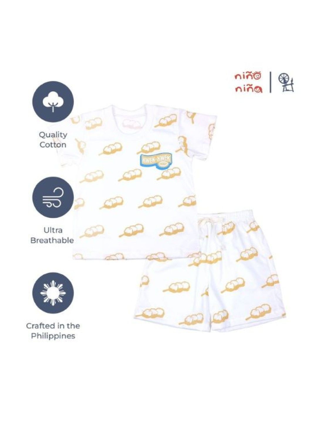 Looms Toddler Boys T-Shirt and Shorts Set Pinoy Streat Collection (No Color- Image 4)