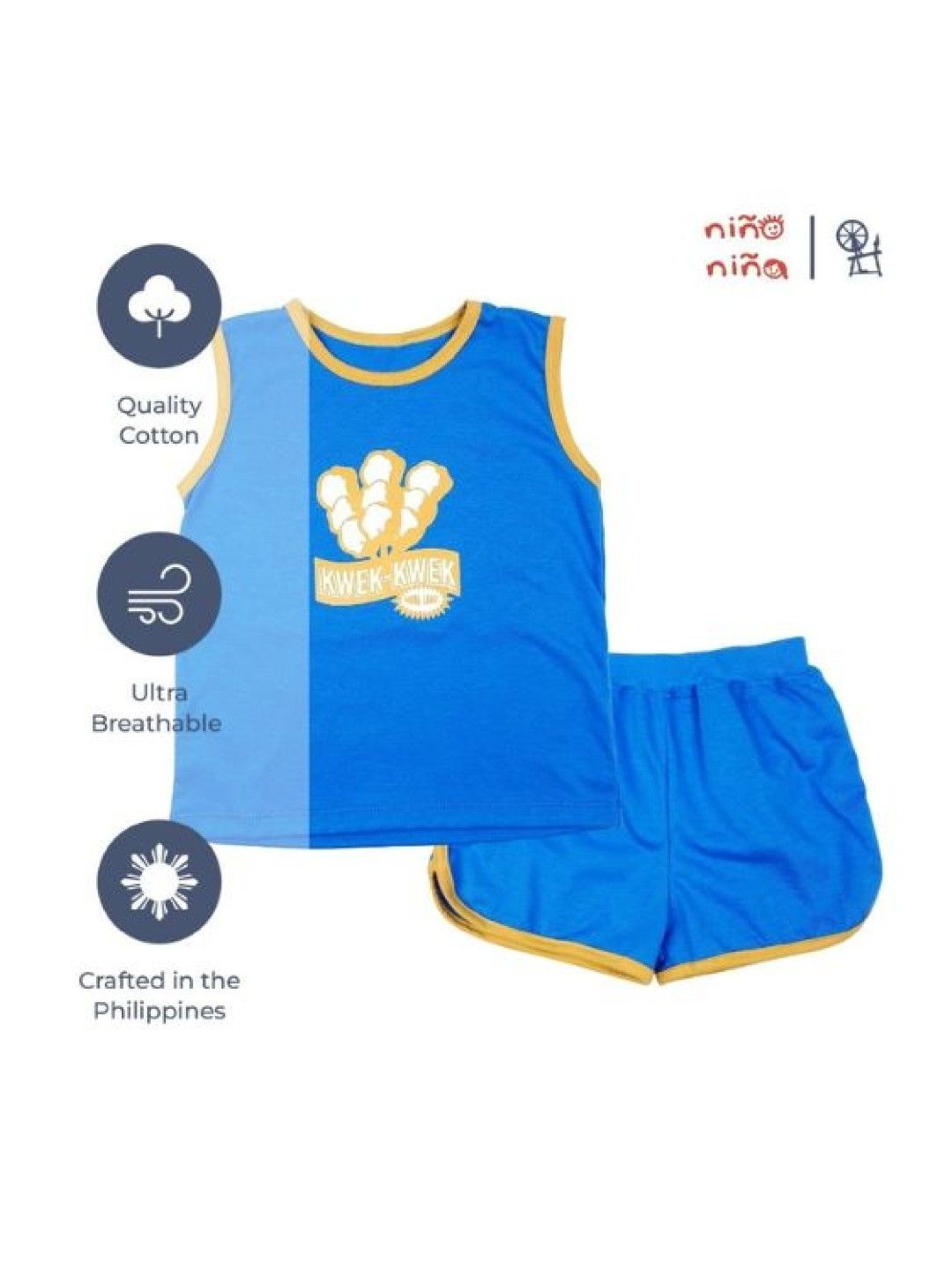 Looms Toddler Boys Tank Top and Shorts Set Pinoy Streat Collection (No Color- Image 4)