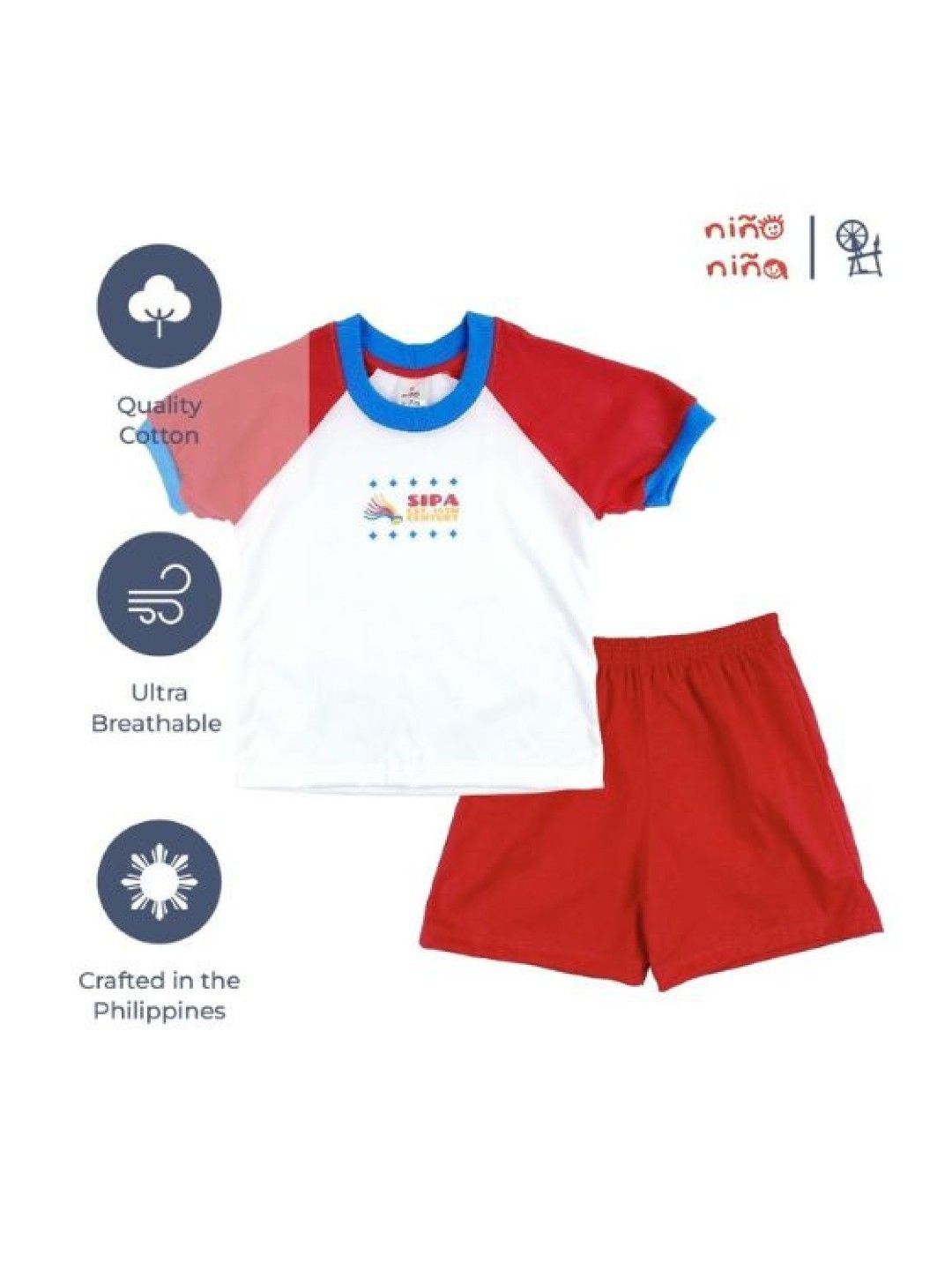 Looms Toddler Boys T-Shirt and Shorts Set Larong Atin Collection (No Color- Image 4)
