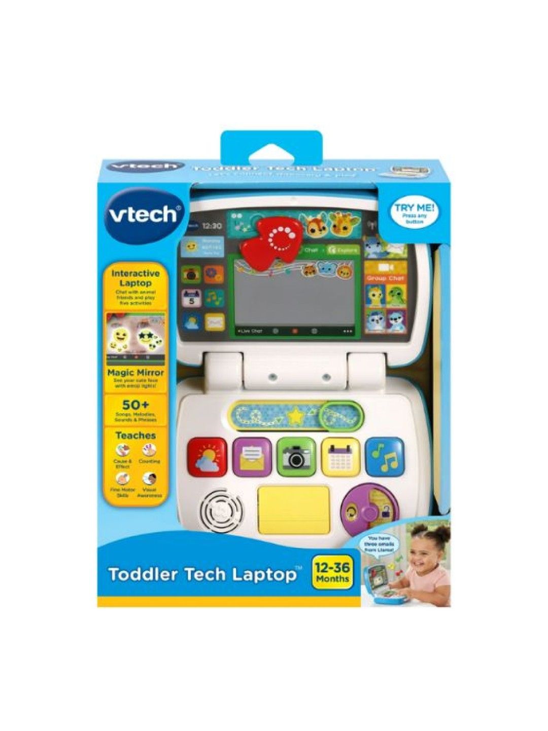 VTech Toddler Tech Laptop (No Color- Image 4)