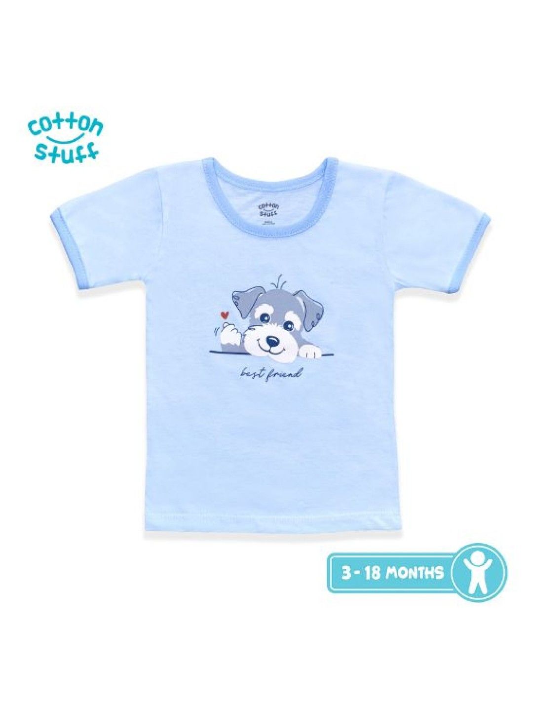 Cotton Stuff 3-piece T-Shirt (Bestfriend- Boy) (No Color- Image 4)
