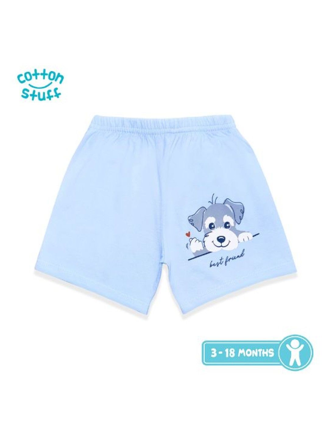 Cotton Stuff 3-piece Shorts (Bestfriend- Boy) (No Color- Image 4)
