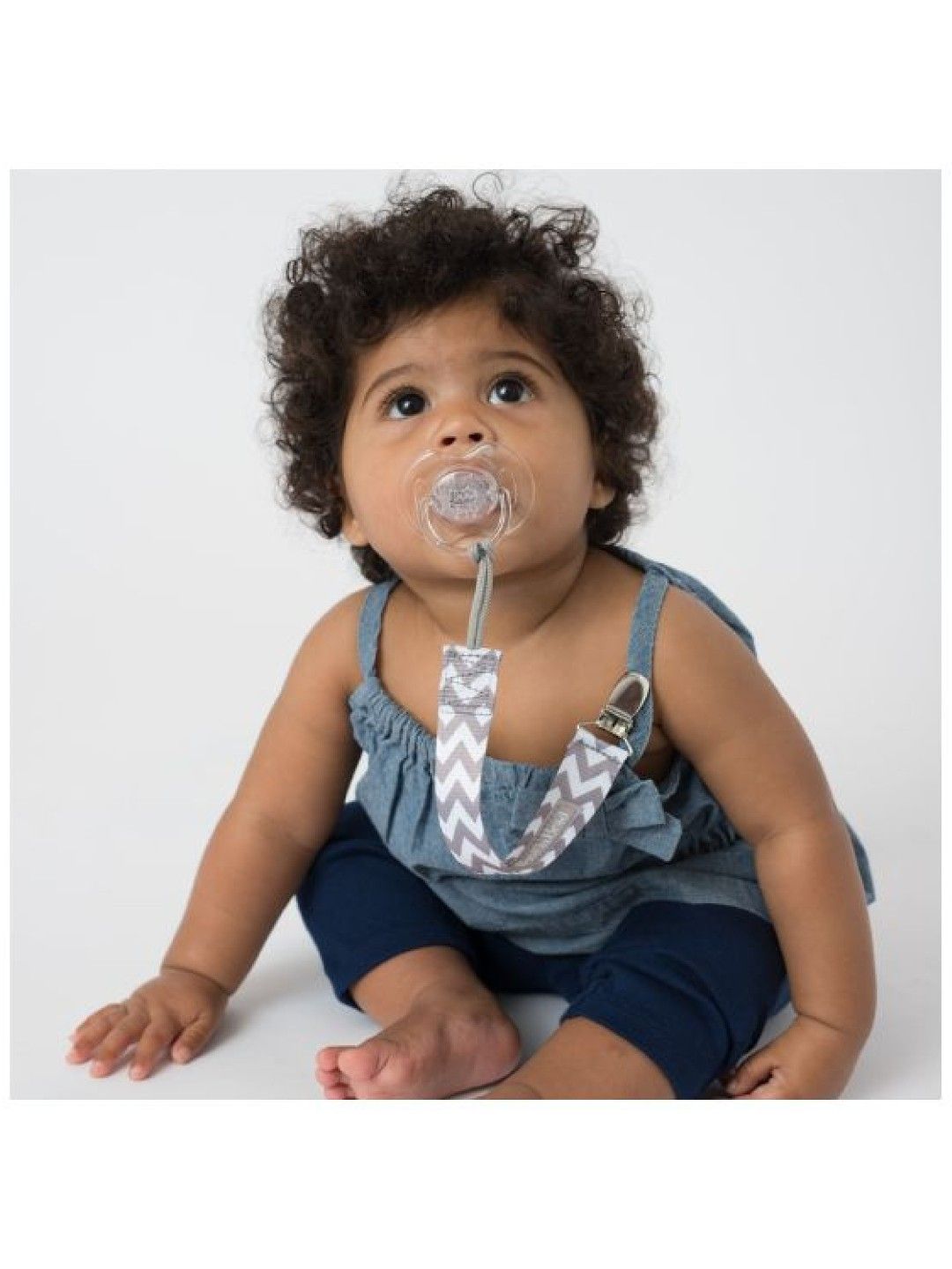 BooginHead PaciGrip Universal Pacifier/Teether Clip (Chevron- Image 4)