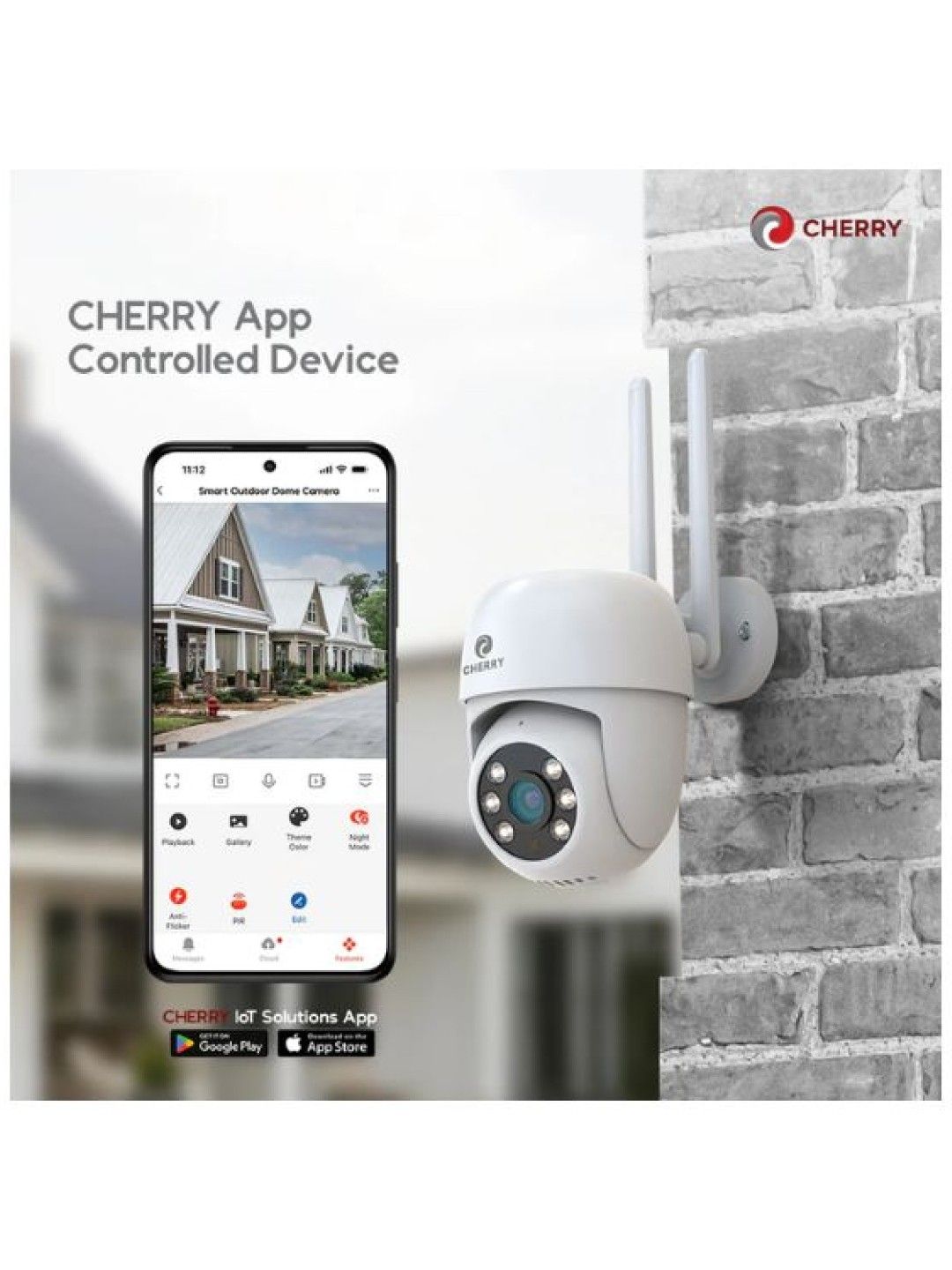 Cherry Smart Dome Outdoor Camera (No Color- Image 4)