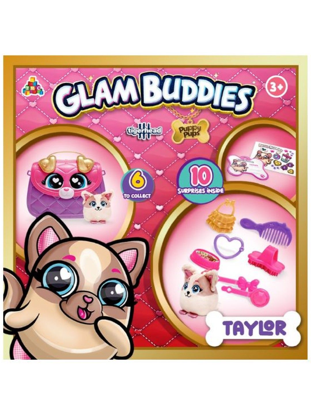 Tigerhead Glam Buddies Surprise Puppy Purse (Fuschia) (No Color- Image 4)