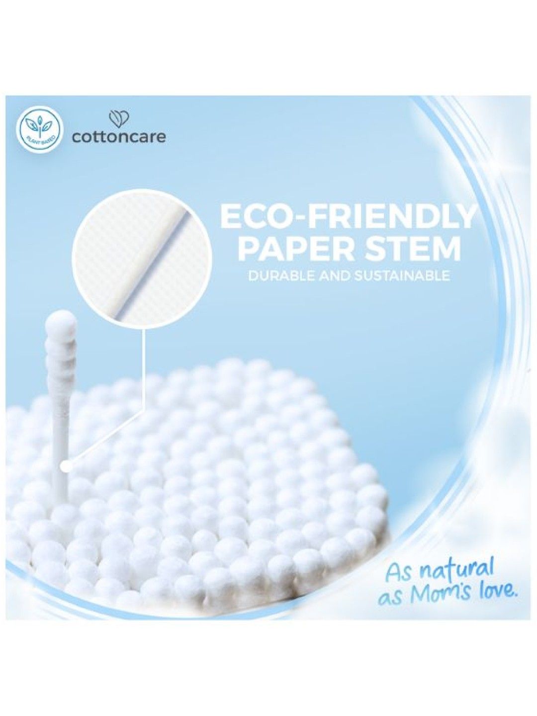 Cotton Central™ Cottoncare Baby Cotton Buds - Spiral 3 Pack (1200 Tips) (No Color- Image 4)