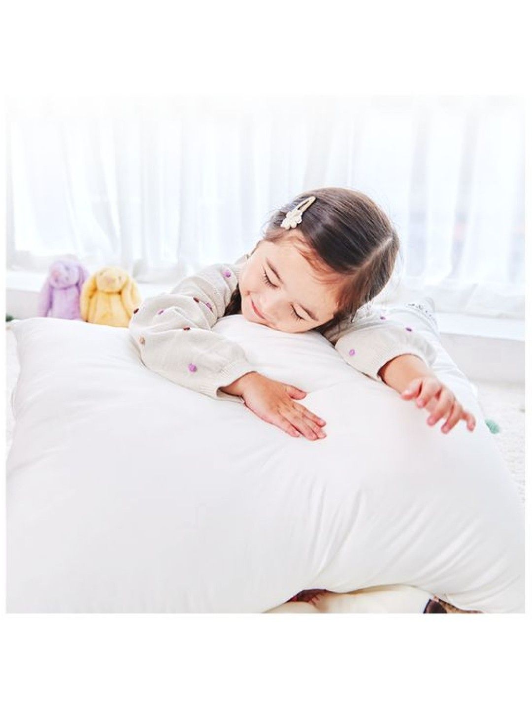 Milo & Gabby Microfiber Kids Pillow (No Color- Image 4)