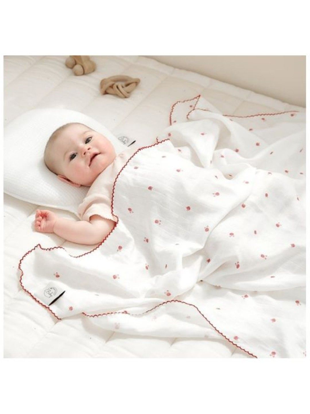 Milo & Gabby Baby Modal Blanket - Funny Rabbit (No Color- Image 4)