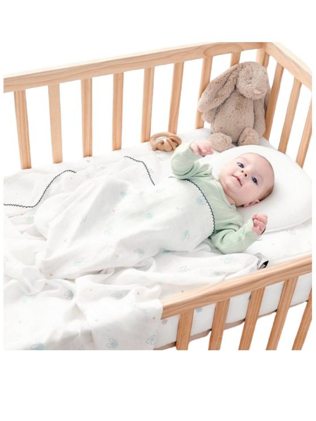 Milo & Gabby Baby Modal Blanket - Mini dots (No Color- Image 4)