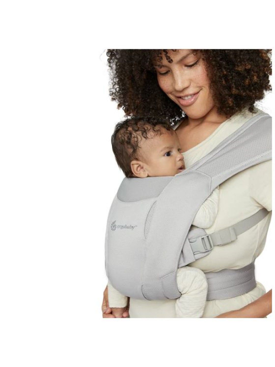 Ergobaby Embrace Soft Air Mesh Cozy Newborn Baby Carrier (Soft Grey- Image 4)