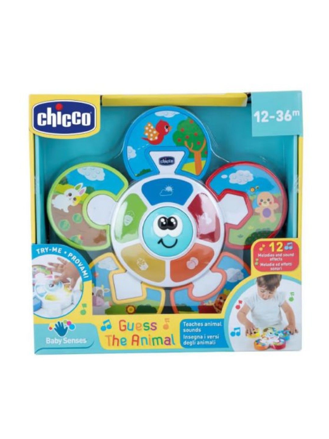 Chicco Electronic Puzzle-Guess The Animal (No Color- Image 4)