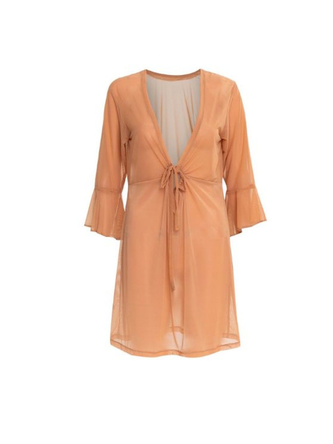 Eve's Chic Caitlin Cover Up Dress (Brown- Image 4)