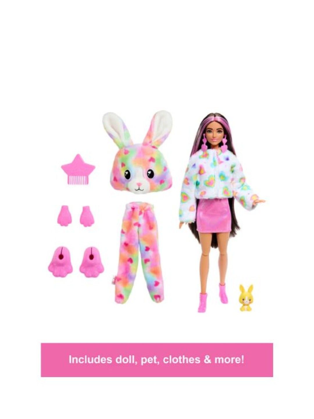 Barbie Cutie Reveal Color Dream Series - Bunny Doll (No Color- Image 4)