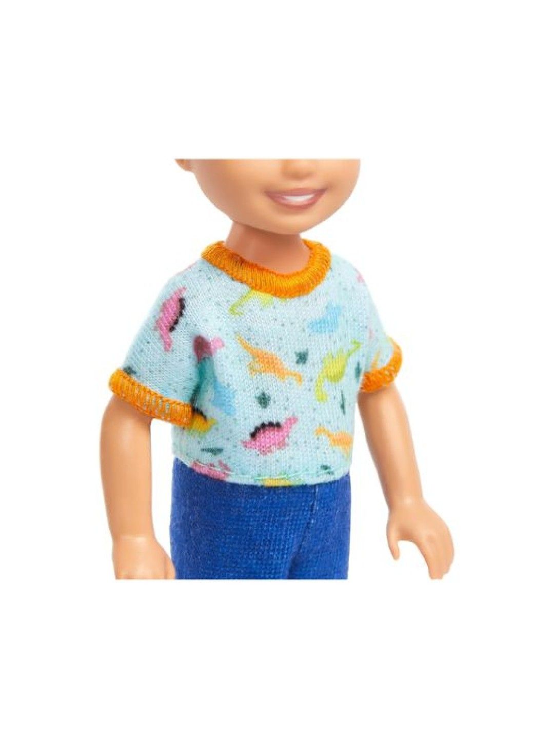 Barbie Chelsea Small Boy Doll Wearing Removable One-Piece with Dinosaur Print (No Color- Image 3)