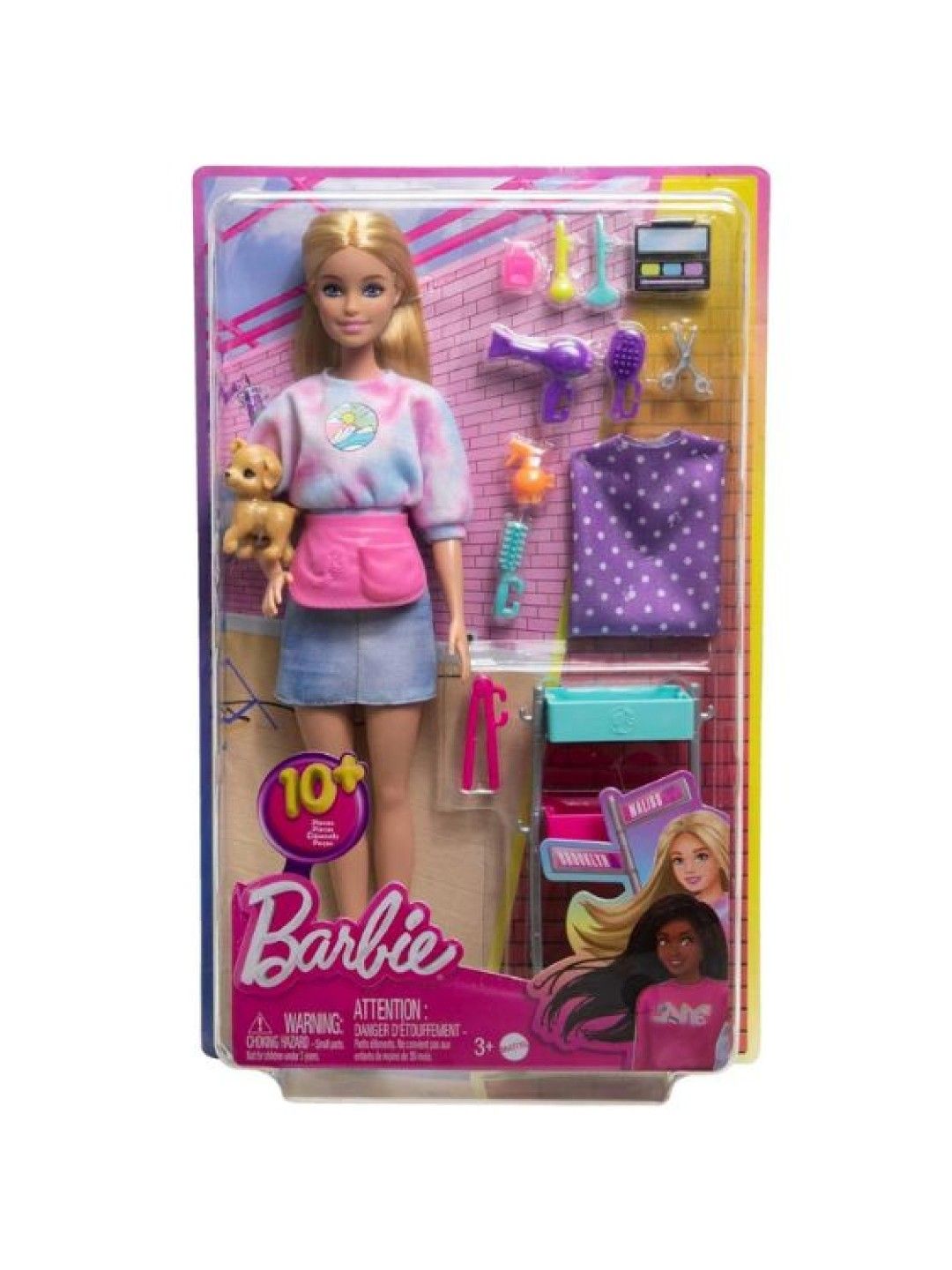 Barbie Blonde Malibu Stylist Doll (No Color- Image 4)