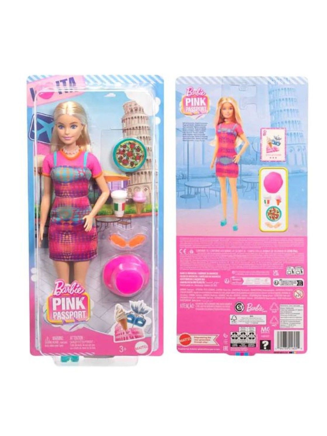 Barbie Italy Travel Doll (No Color- Image 4)