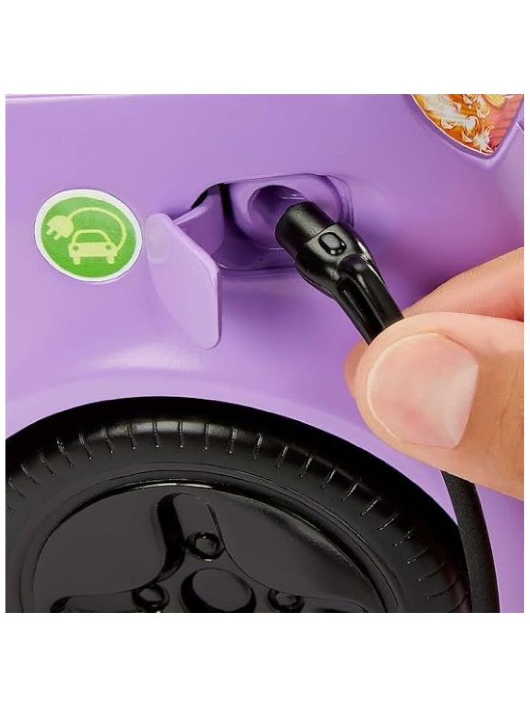 Barbie Electric Vehicle with Charging Station and Plug (No Color- Image 3)