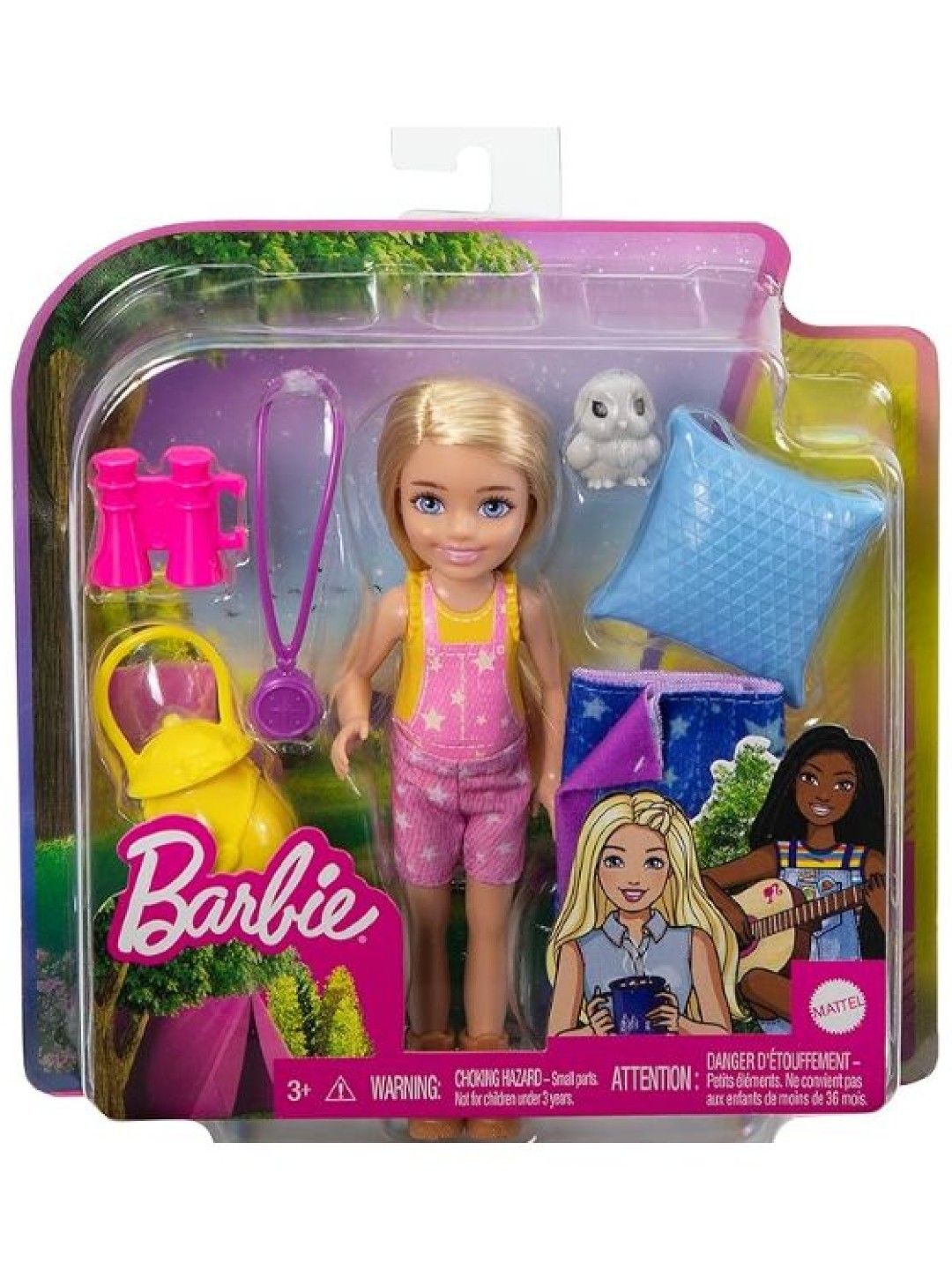 Barbie Chelsea Camping Doll With Pet Owl (No Color- Image 4)