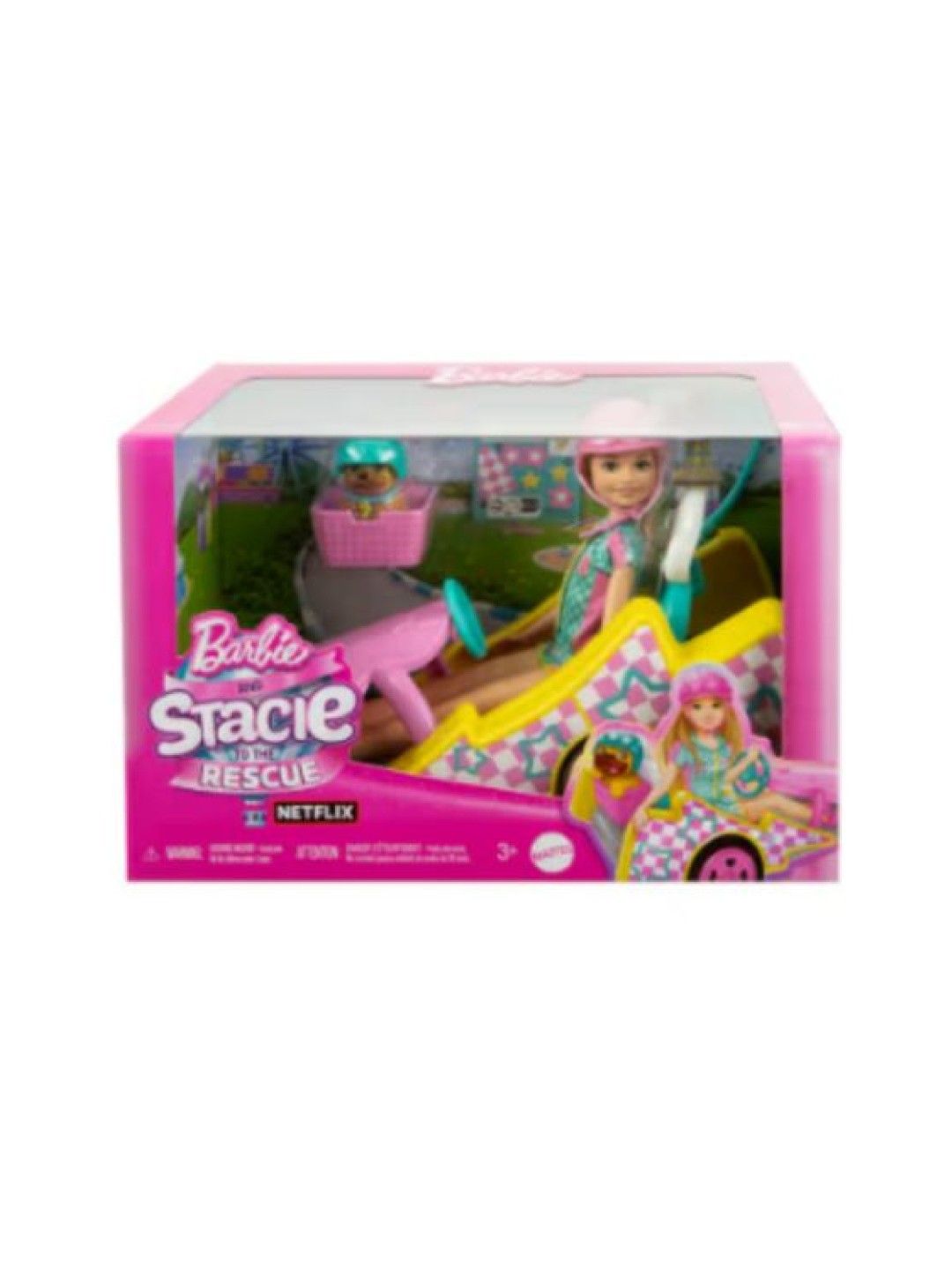 Barbie Stacie Racer Doll With Go-Kart Toy Car (No Color- Image 4)