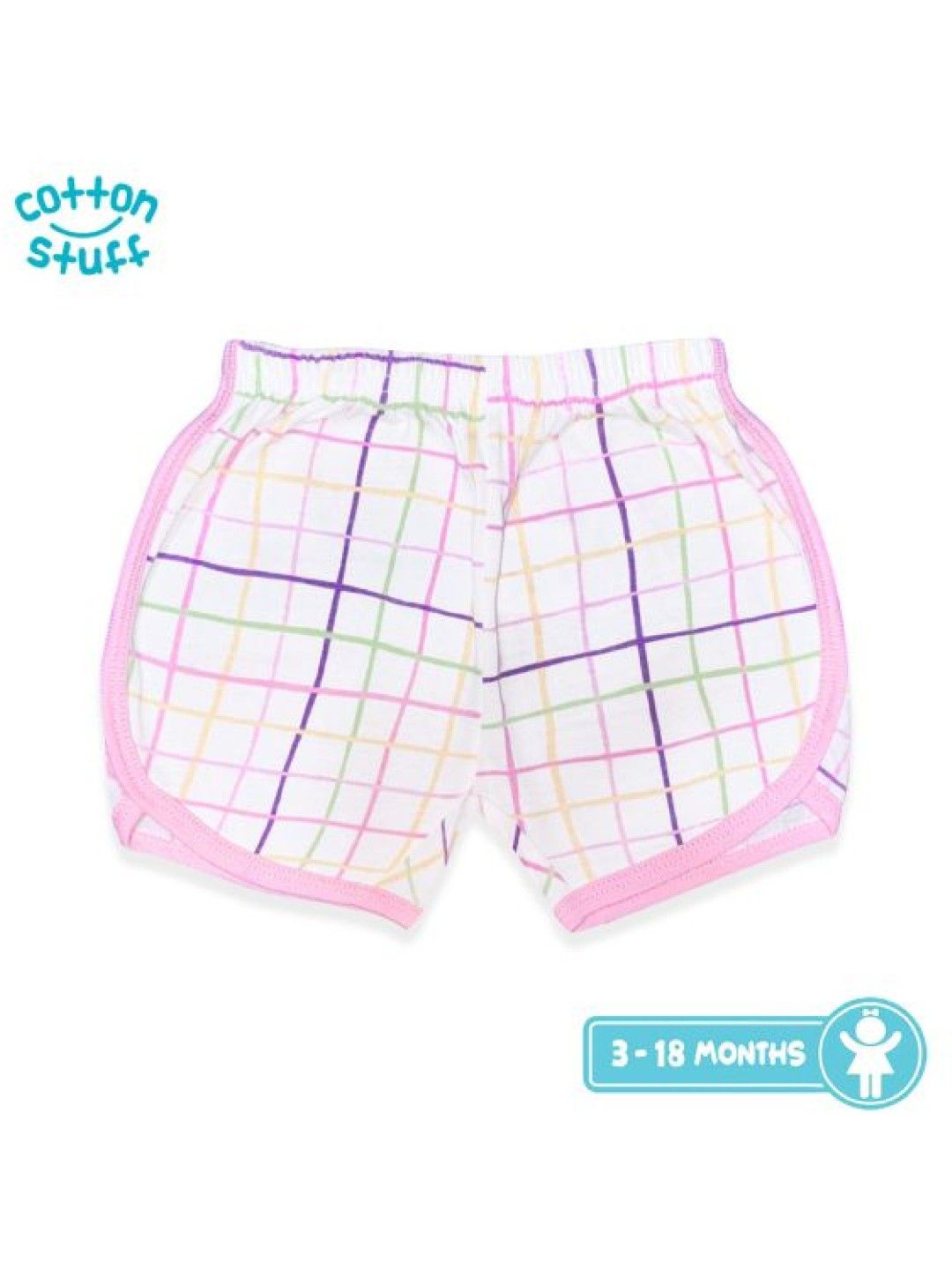 Cotton Stuff 3-piece Girly Shorts (Pattern - Girl) (No Color- Image 4)