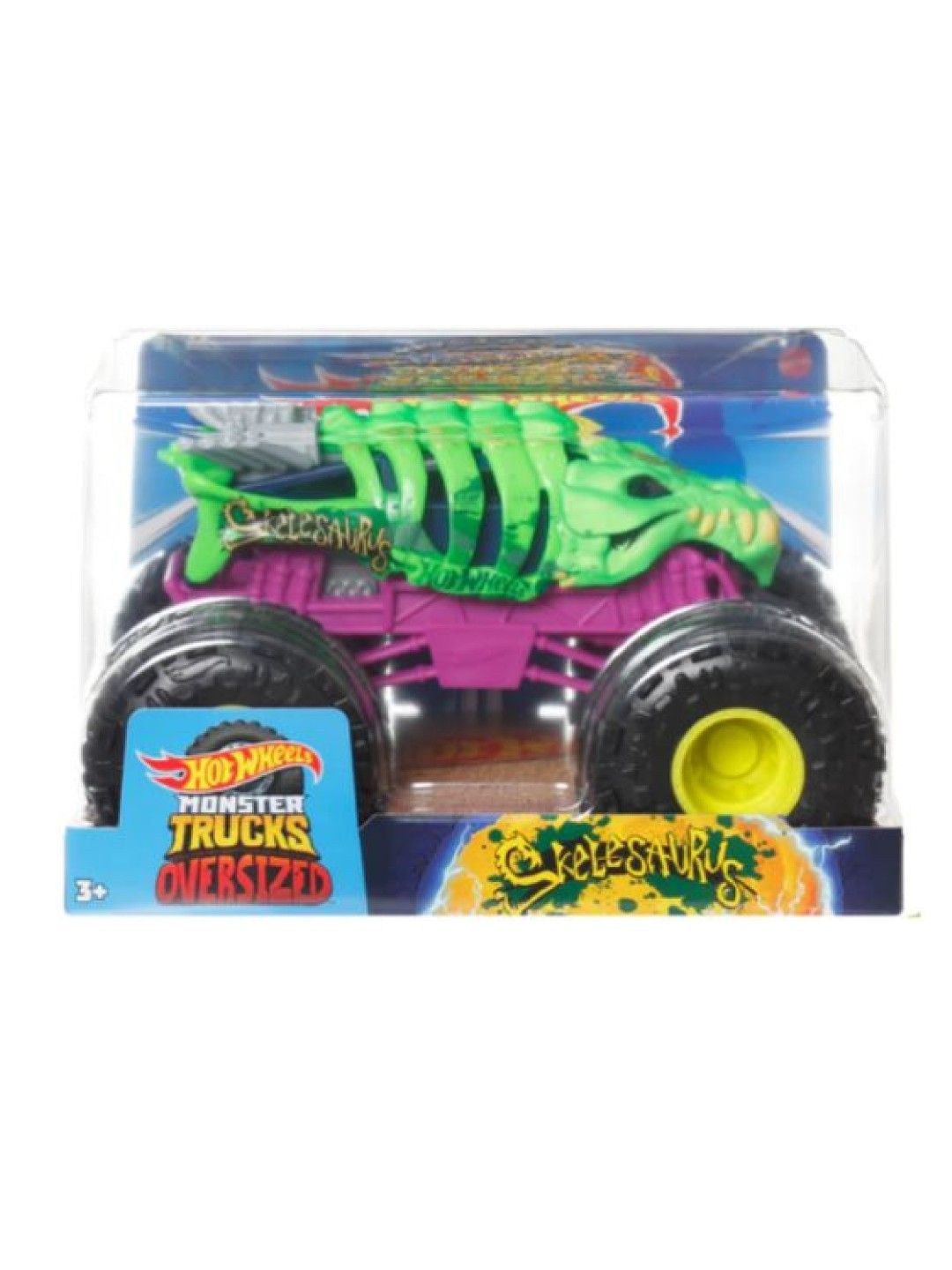 Hot Wheels Oversized Monster Truck 1:24 Diecast Vehicle - Nemesis (No Color- Image 4)