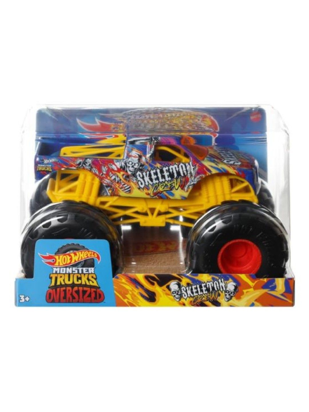 Hot Wheels Oversized Monster Truck 1:24 Diecast Vehicle - Skeleton Crew (No Color- Image 4)