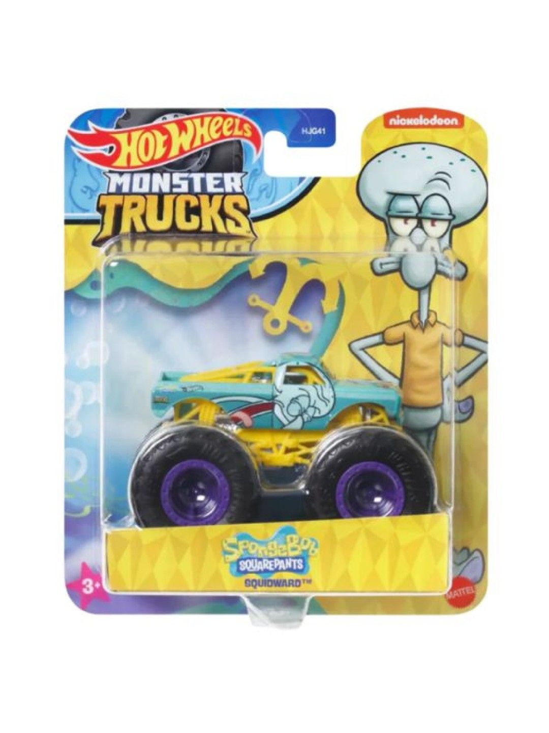 Hot Wheels Monster Trucks 1:64 Spongebob Series - Squidward (No Color- Image 4)