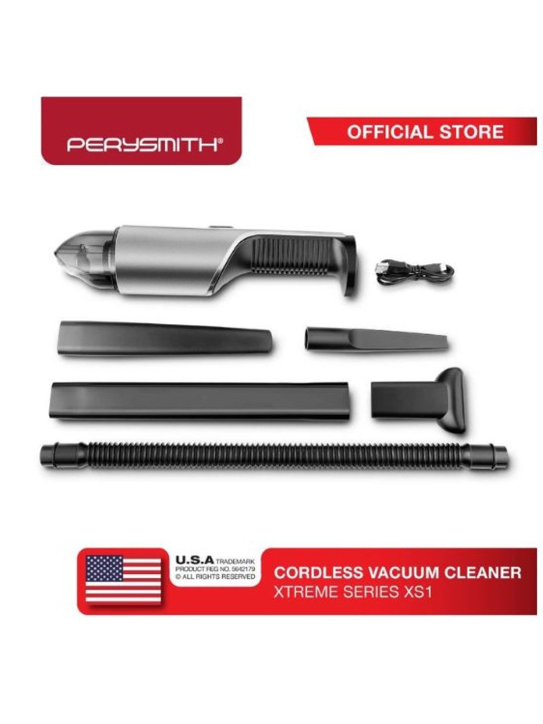 Perysmith Cordless Vacuum Cleaner - Xtreme Series XS1 (No Color- Image 4)