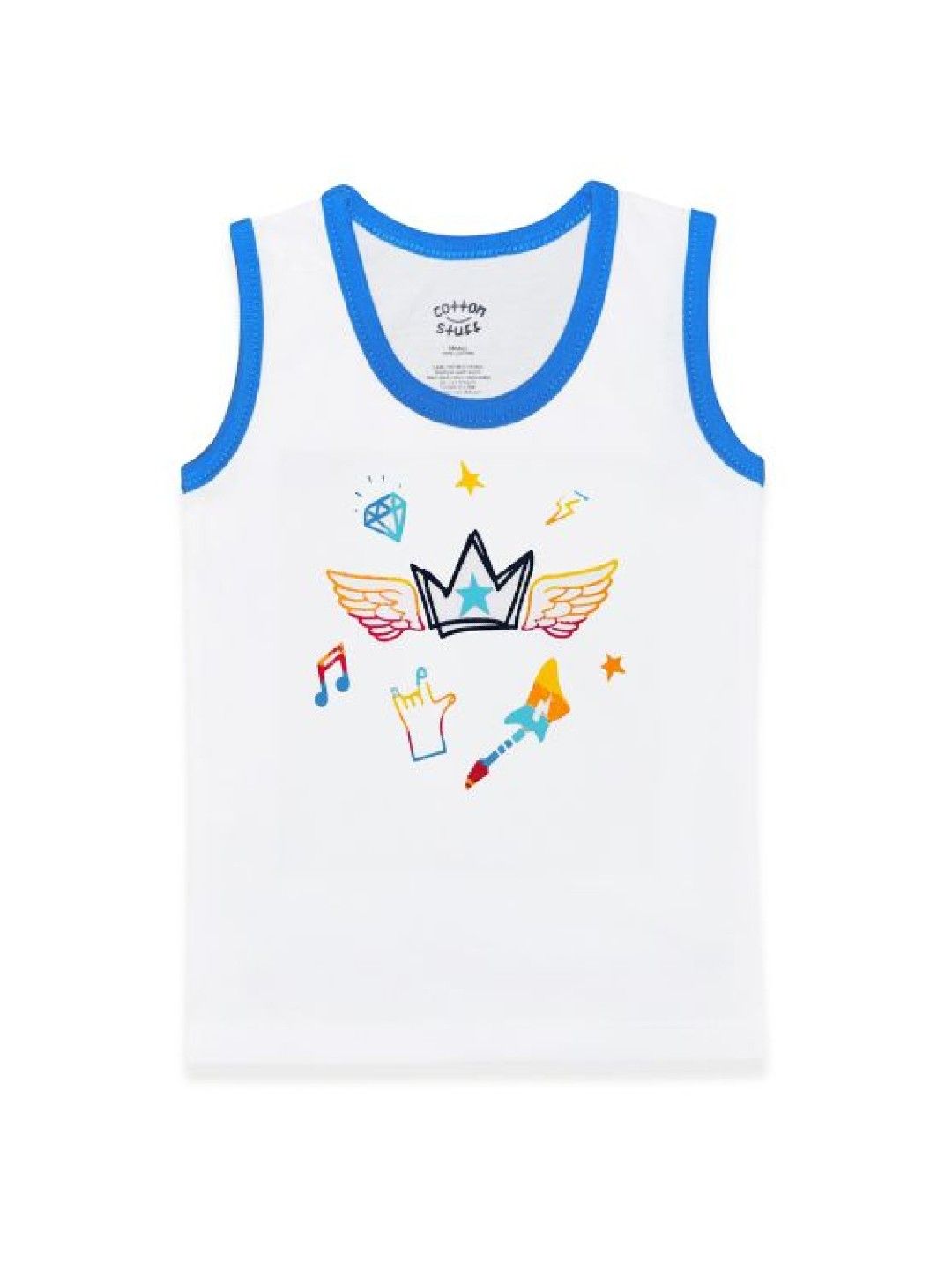 Cotton Stuff 3-piece Sando (Guitar- Boy) (No Color- Image 4)
