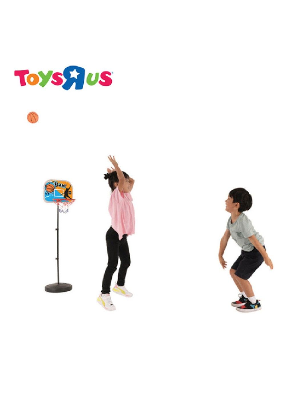Toys R Us Play Pop Sport Height Adjustable Basketball Stand & Ball (No Color- Image 3)